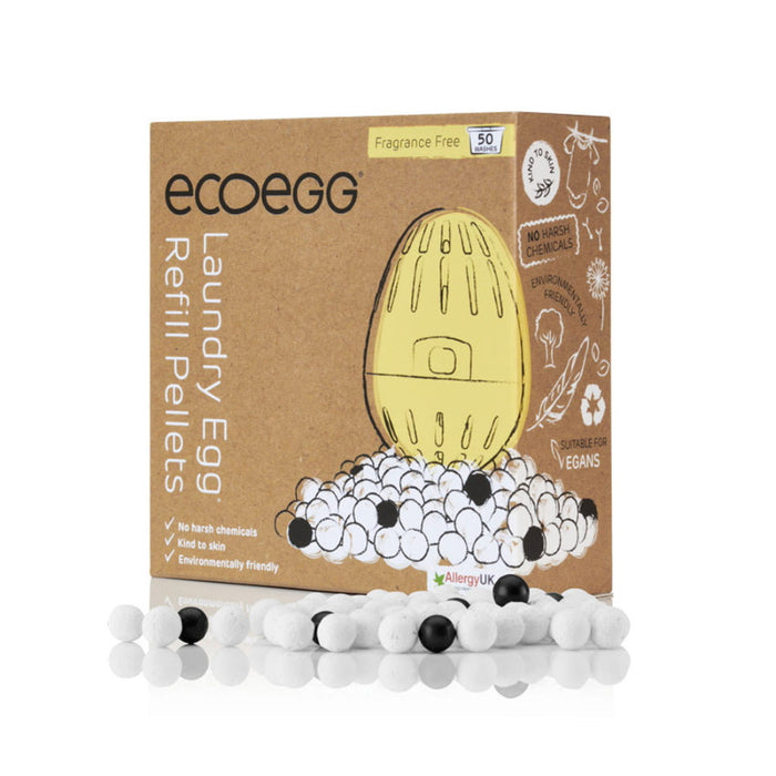 Laundry Egg Refill Pellets Fragrance Free 50 Washes