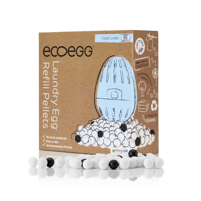 Laundry Egg Refill Pellets Fresh Linen 50 Washes