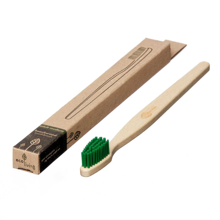 Beech Wood Toothbrush Medium Bristles