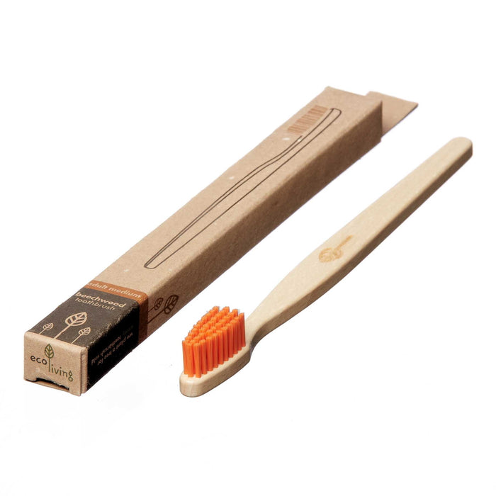 Beech Wood Toothbrush Medium Bristles