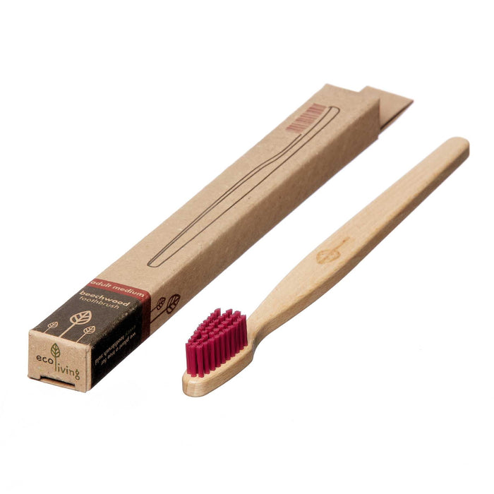 Beech Wood Toothbrush Medium Bristles