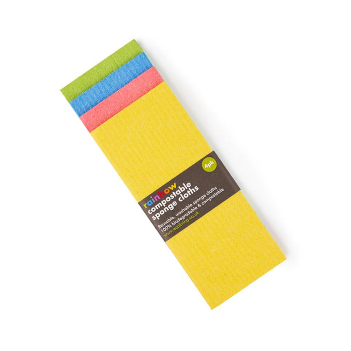 Compostable Rainbow Sponge Cloths