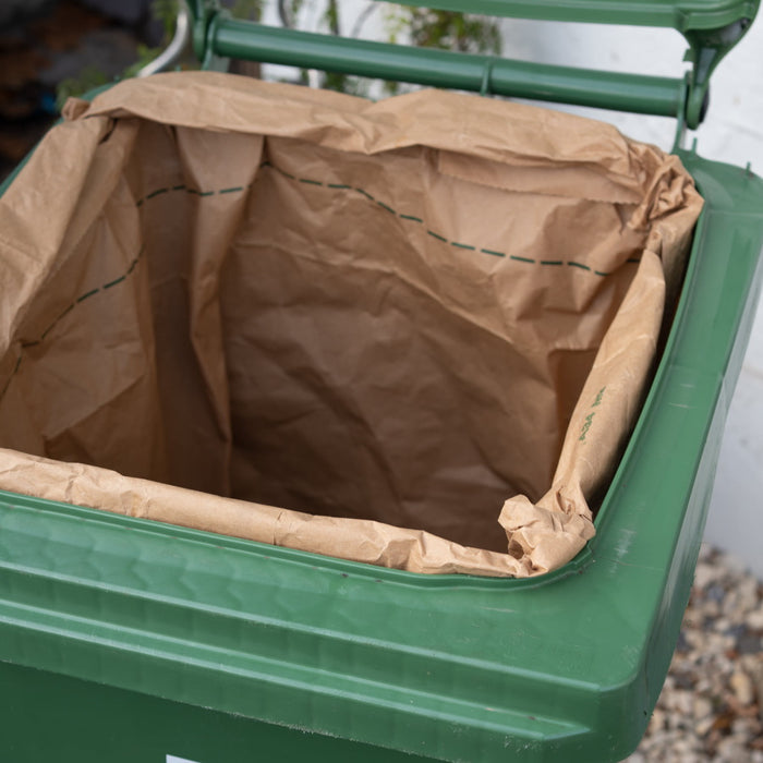 Compostable Paper Wheelie Bin Liners 240 Litre Pack of 3