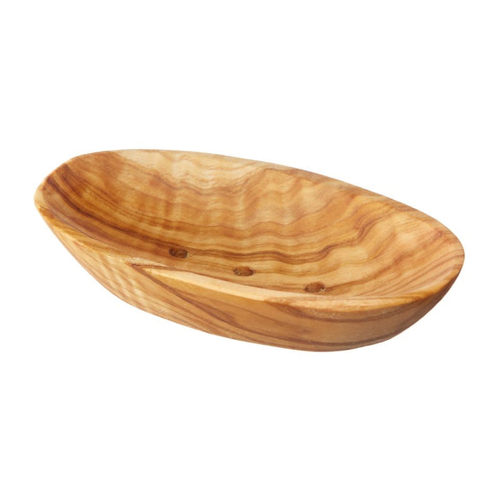 Olive Wood Soap Dish Oval