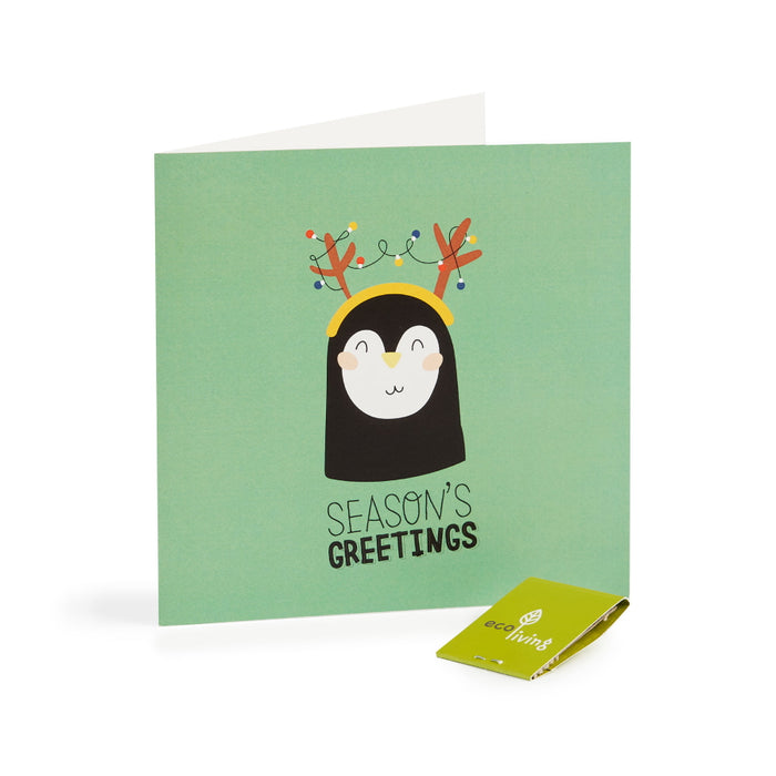 Recycled Christmas Cards Cute Animal