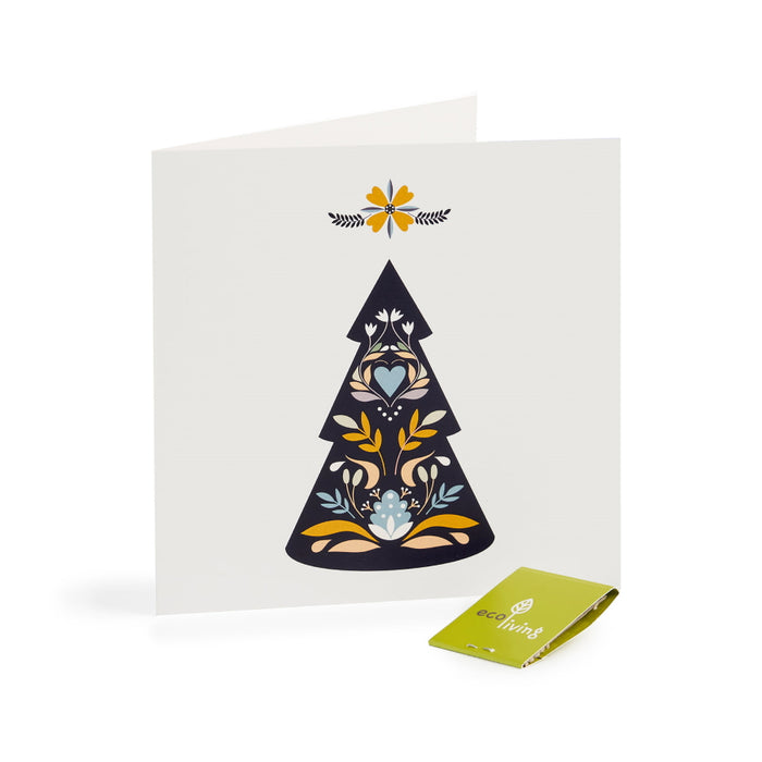 Recycled Christmas Cards Scandinavian Folk