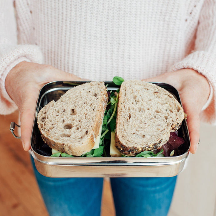 Single Tier Stainless Steel Lunchbox 800ml