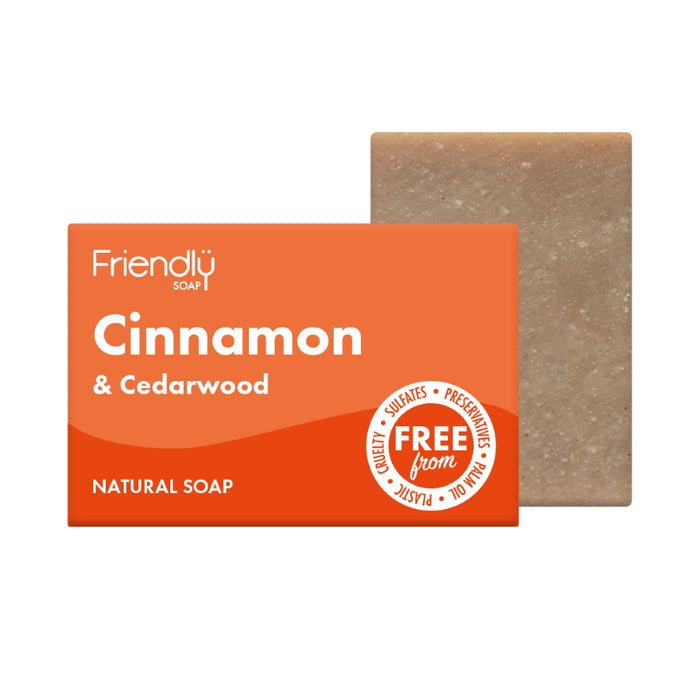 Cinnamon and Cedarwood Soap Bar 95g