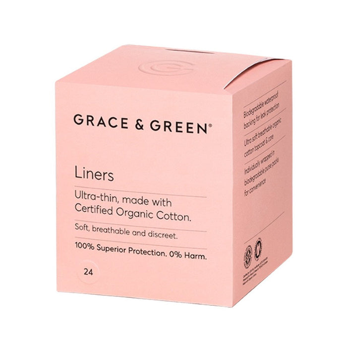 Organic Cotton Ultra Thin Liners Pack of 24