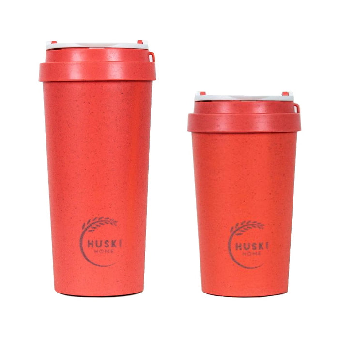 Coral Rice Husk Travel Cup