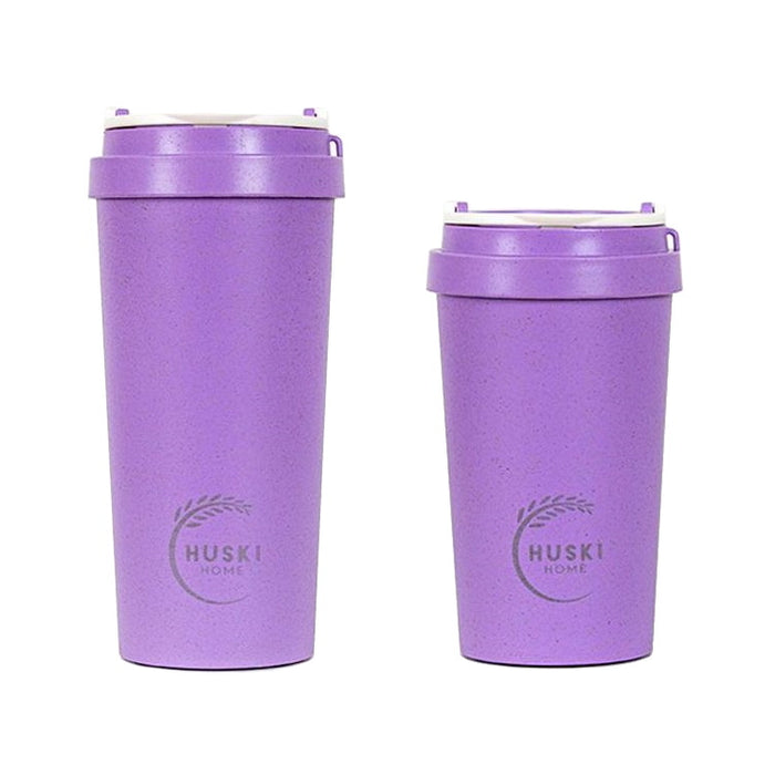 Violet Rice Husk Travel Cup