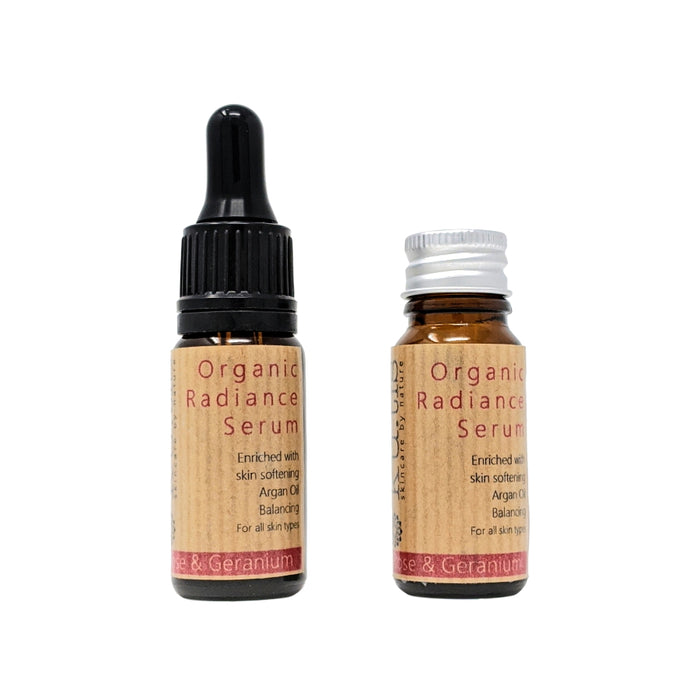 Natural Organic Radiance Serum Rose, Frankincense and Geranium 10ml