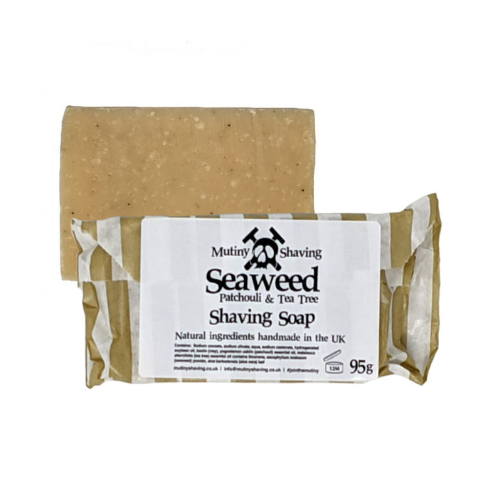 Seaweed, Patchouli and Tea Tree Large Shaving Box