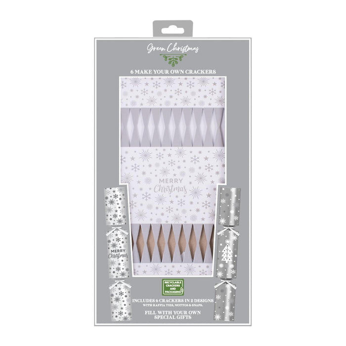 Plastic Free Make Your Own Christmas Crackers 13.5" Pack of 6