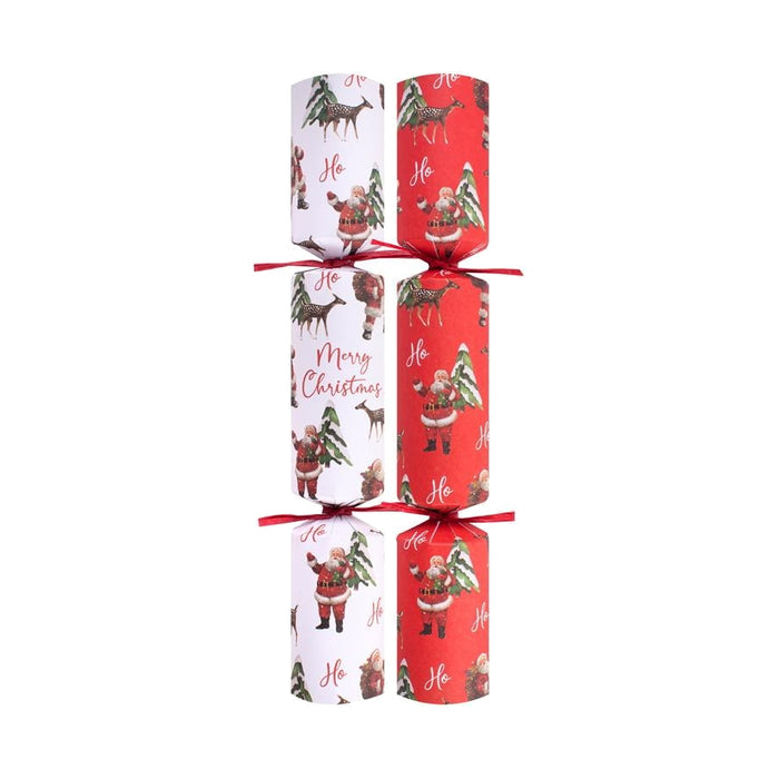 Plastic Free Santa Christmas Crackers 12" Pack of 12