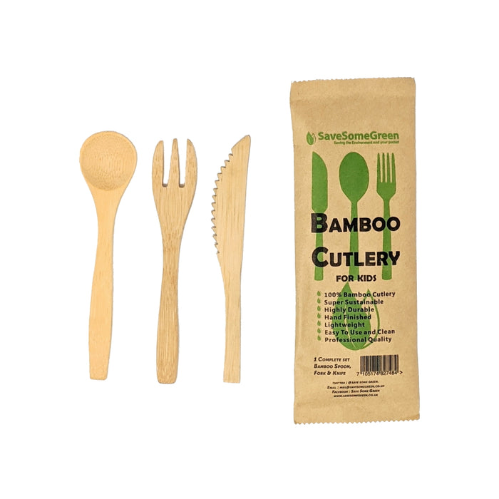 Bamboo Cutlery For Children