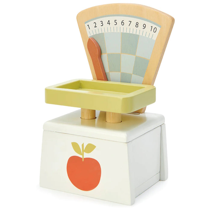 Wooden Market Scales Toy