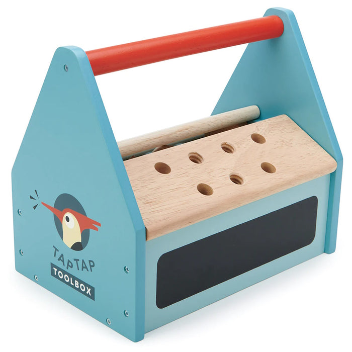 Wooden Tap Tap Tool Box Toy Set