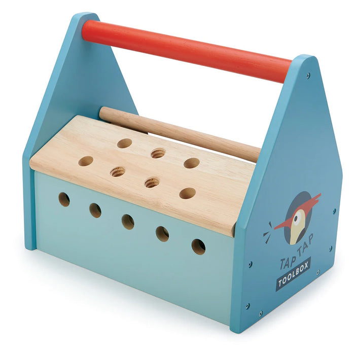 Wooden Tap Tap Tool Box Toy Set