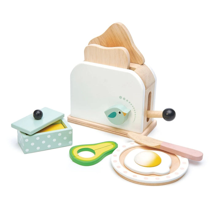 Wooden Breakfast Toaster Toy Set