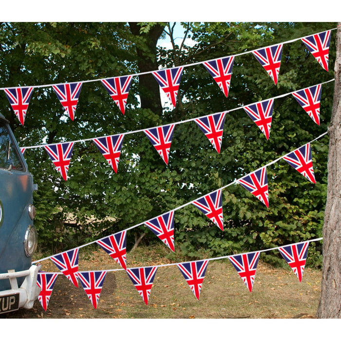 Cotton Bunting Union Jack Triangle 5 Metre