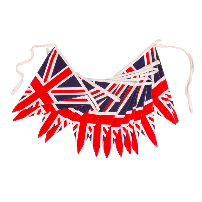 Cotton Bunting Union Jack Triangle 5 Metre