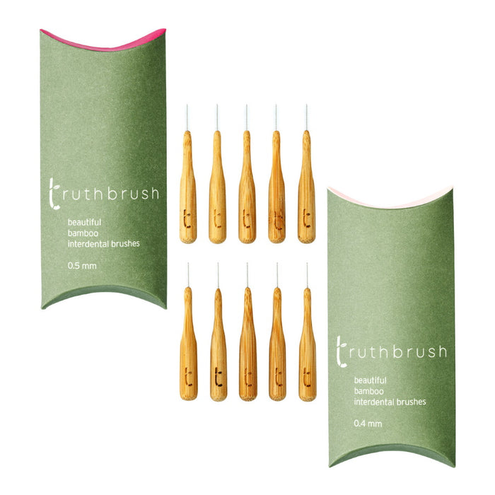 Bamboo Interdental Brushes Pack of 5