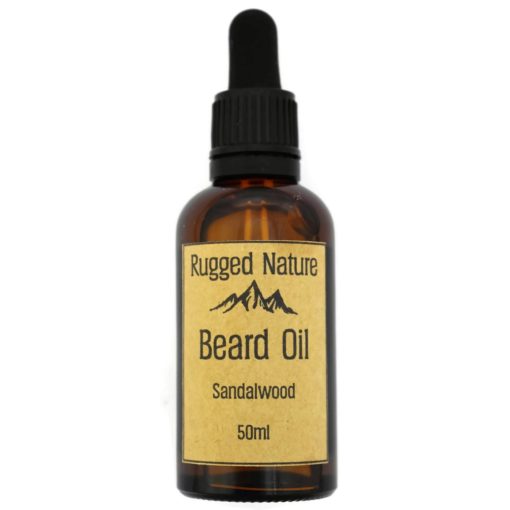 Natural Vegan Beard Oil Sandalwood 50ml